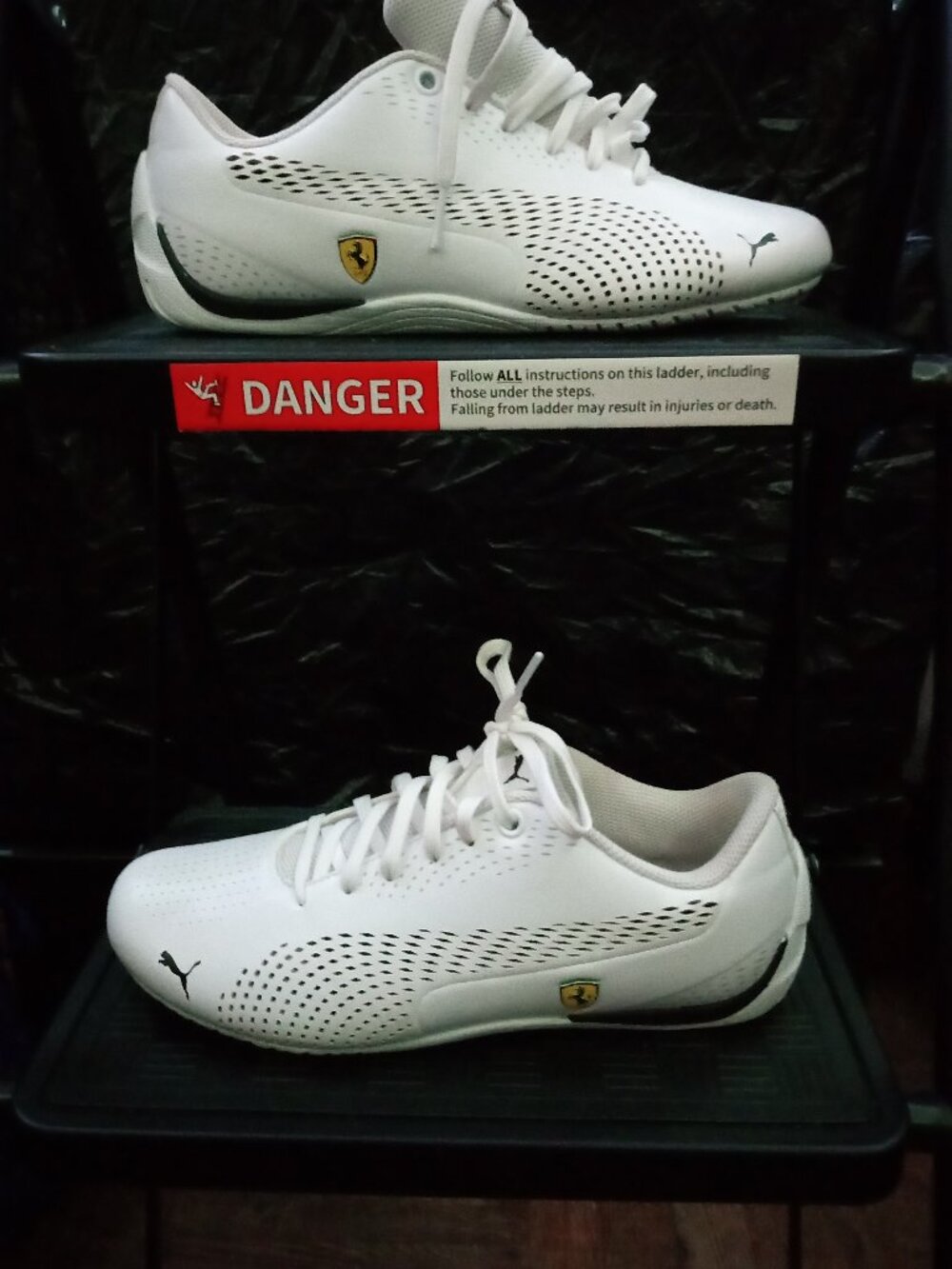 Scuderia Ferrari x Puma Drift Cat 5 Ultra 2 White Mens 6.5
